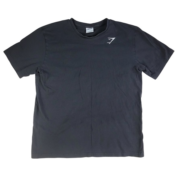 Gymshark Other - Gymshark T-Shirt Mens L Black Excellent Cotton Short Sleeve Logo A1A3J